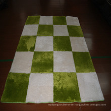 Modern round rug patchwork cowhide carpet